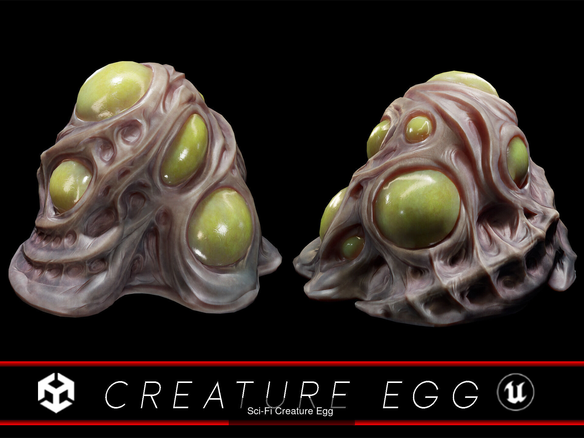 Alien Creatures  3D Model Collection_4