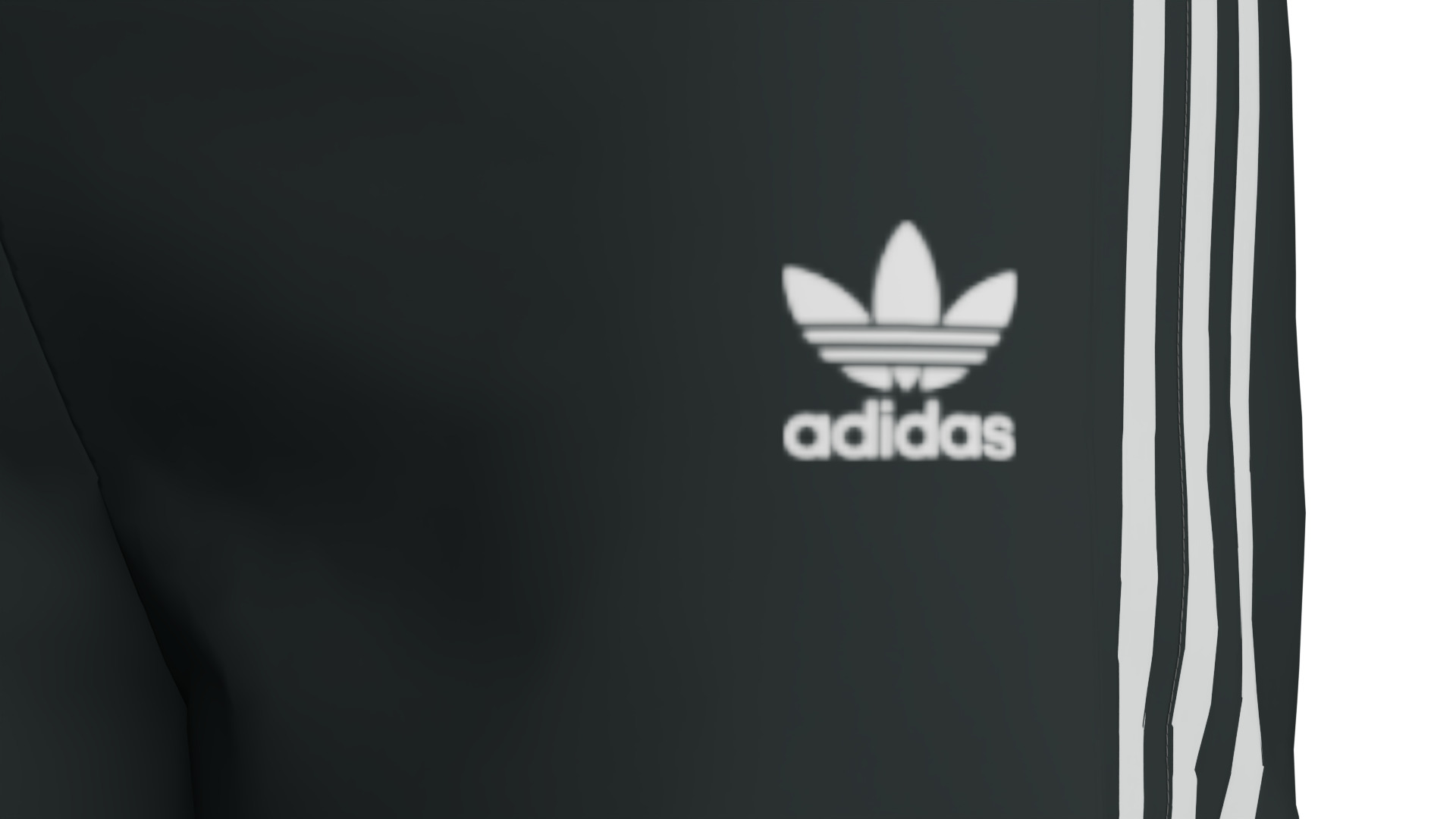 Adidas Pants Low-poly 3D model_8