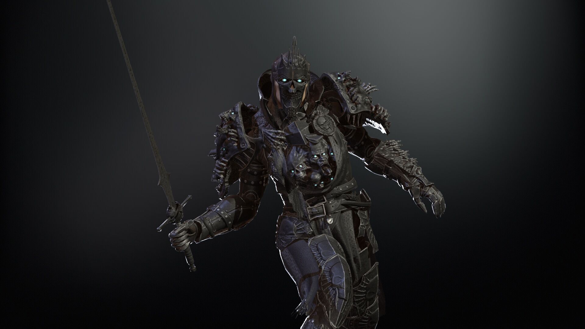 DarkKnight Remaster Low-poly 3D model_20