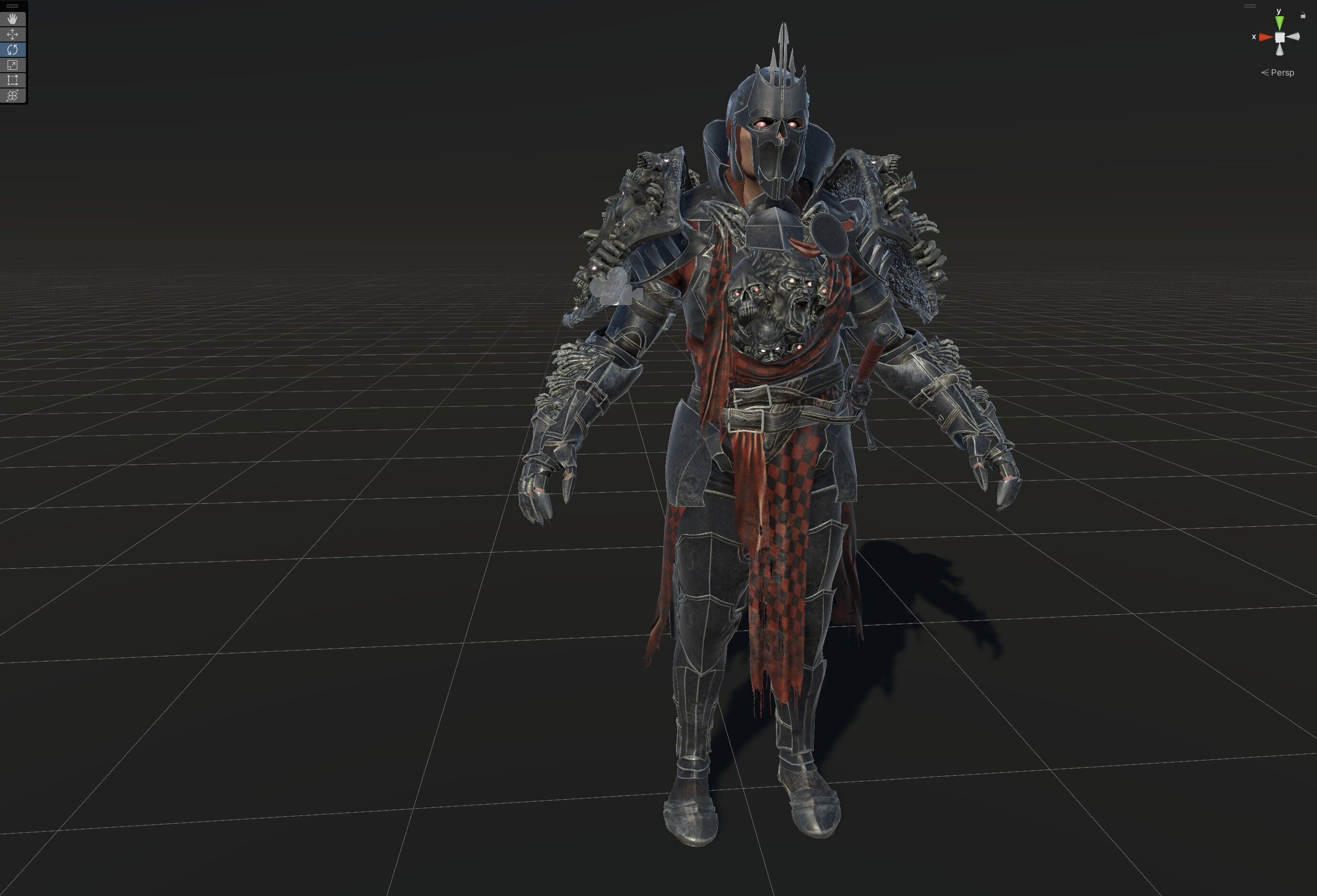 DarkKnight Remaster Low-poly 3D model_34