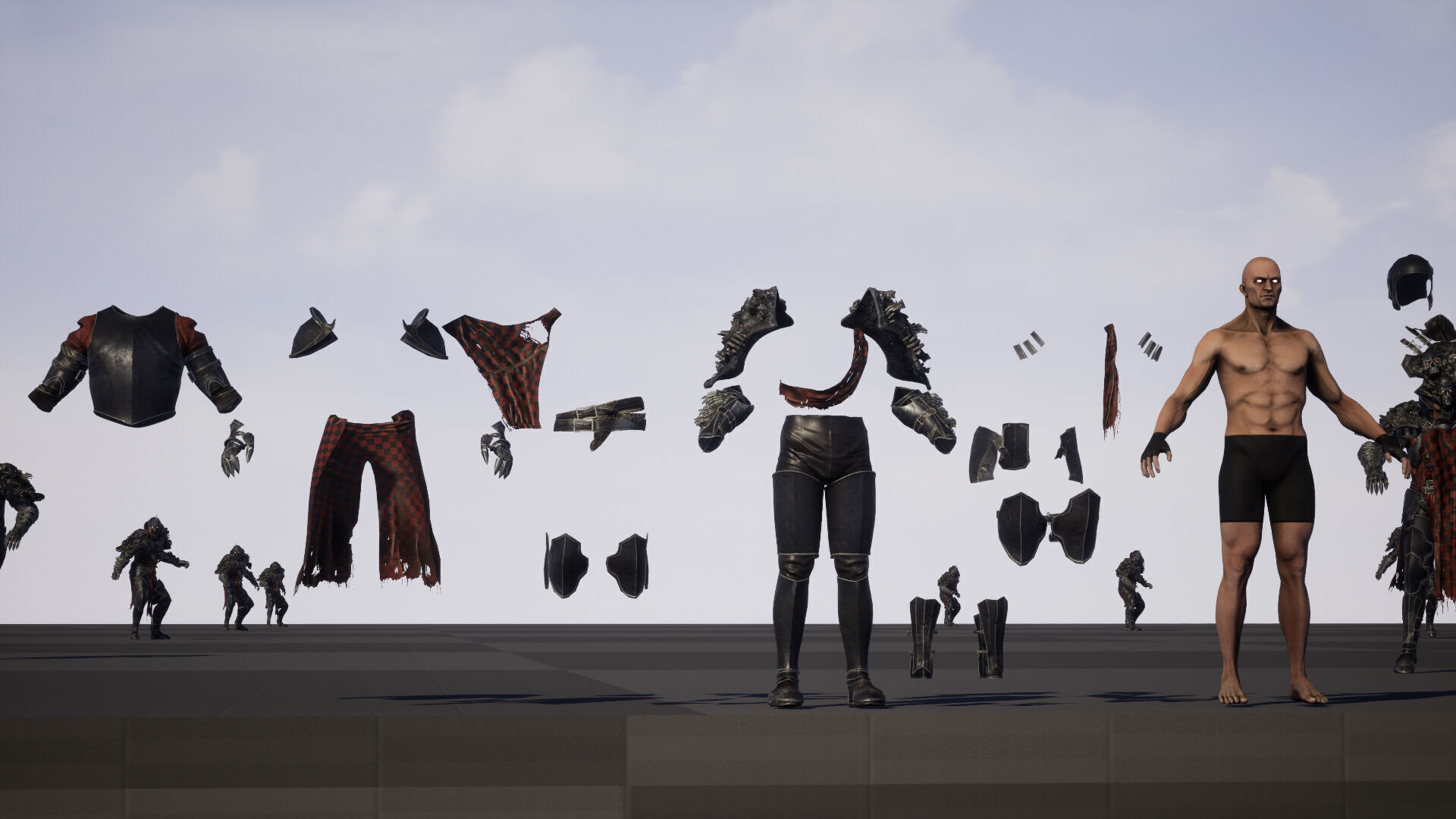 DarkKnight Remaster Low-poly 3D model_29