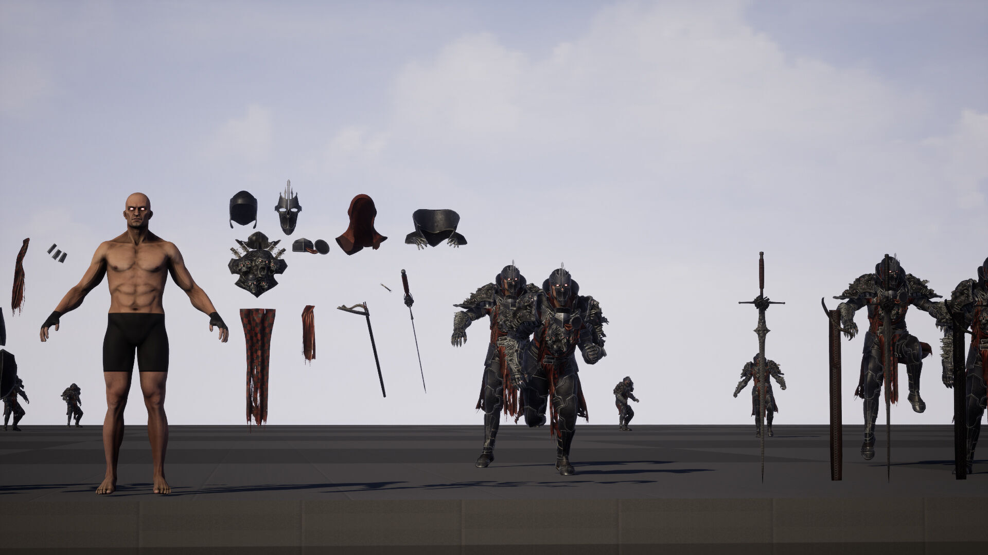 DarkKnight Remaster Low-poly 3D model_27