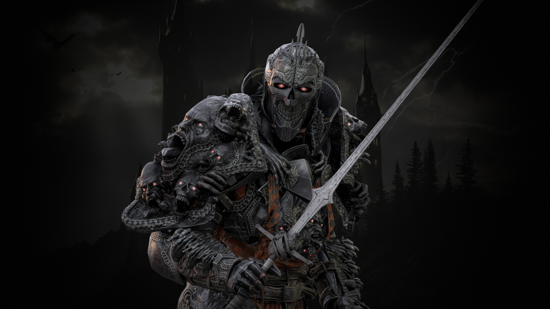 DarkKnight Remaster Low-poly 3D model_28