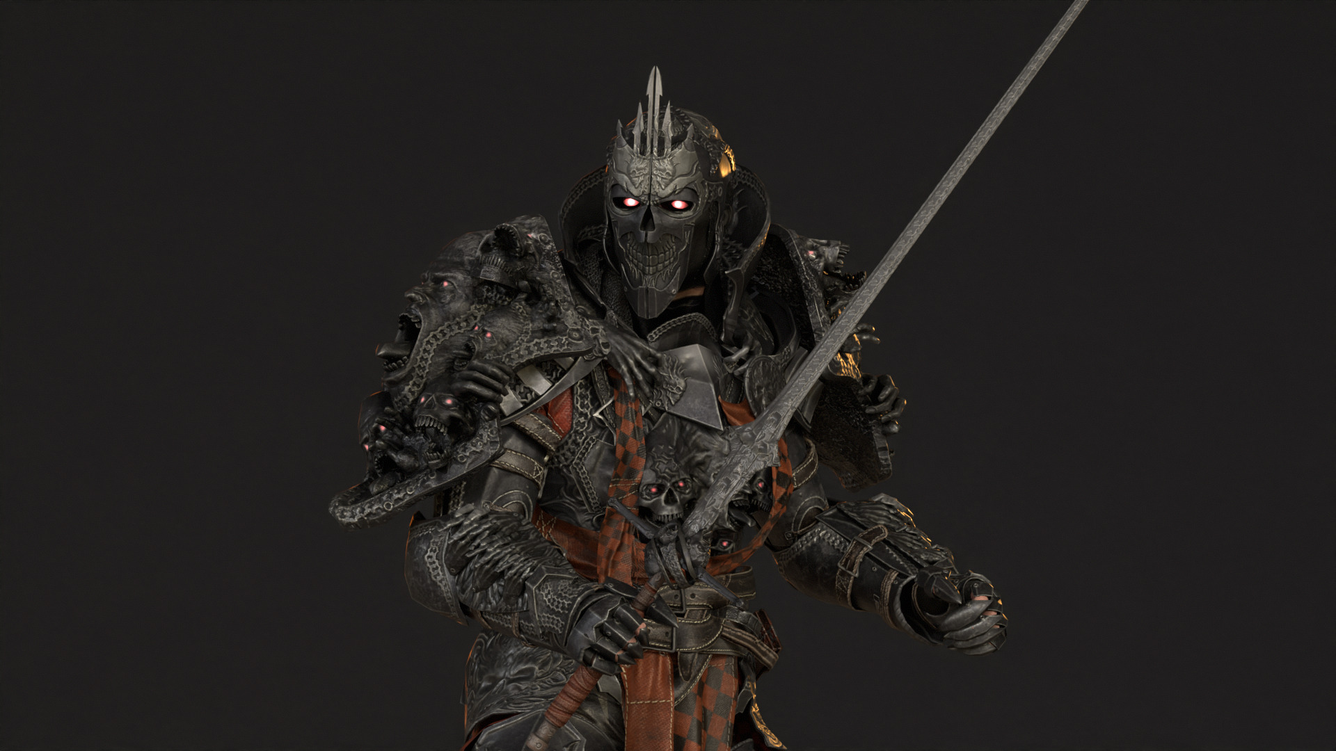 DarkKnight Remaster Low-poly 3D model_35