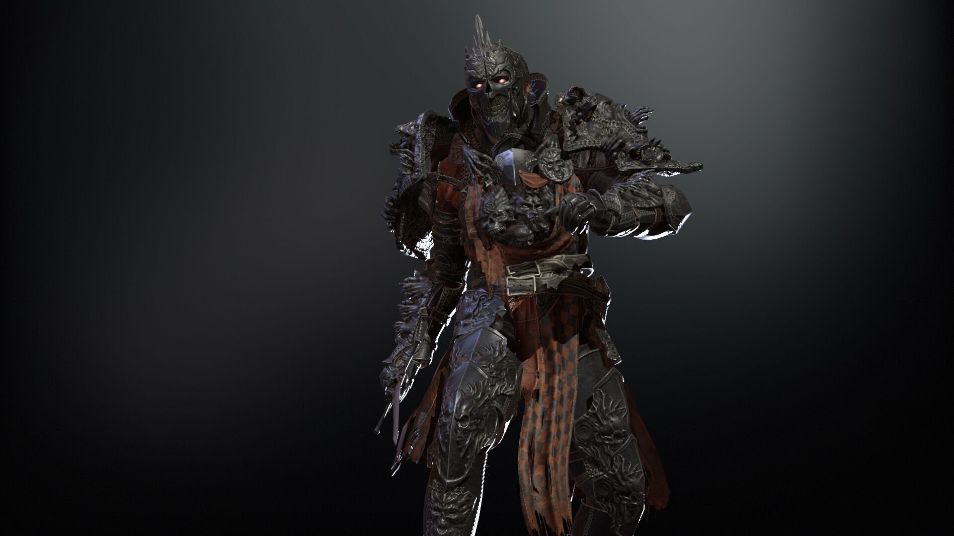 DarkKnight Remaster Low-poly 3D model_15