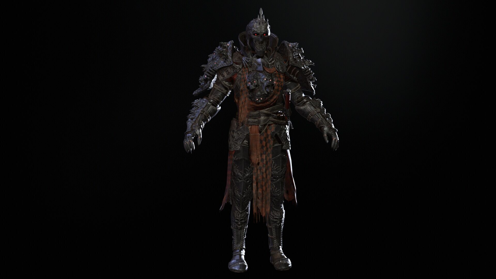 DarkKnight Remaster Low-poly 3D model_7