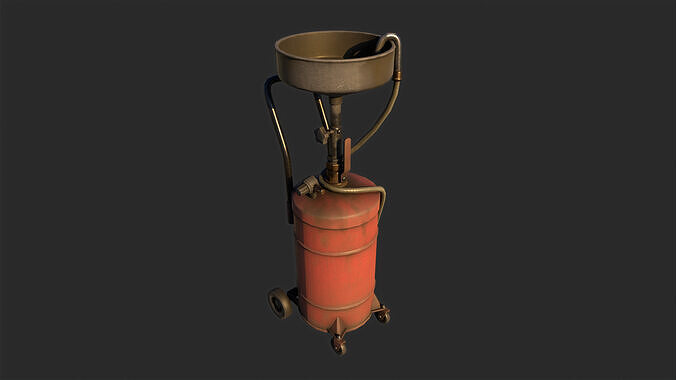Oil Collector Low-poly 3D model