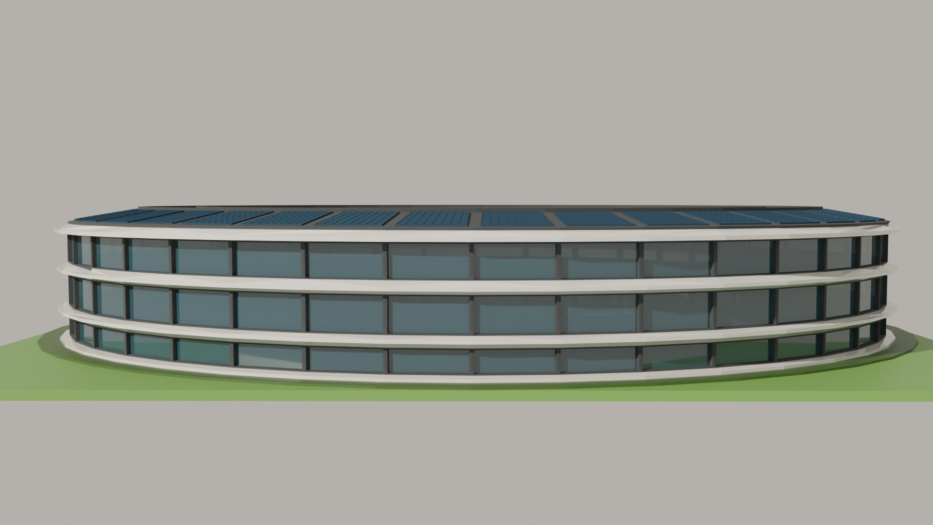 Apple Park Low-poly 3D model_3