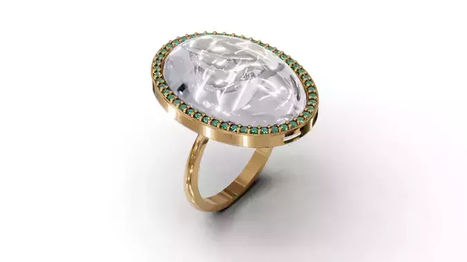 Oval Ring and PendantOval Ring and Pendant