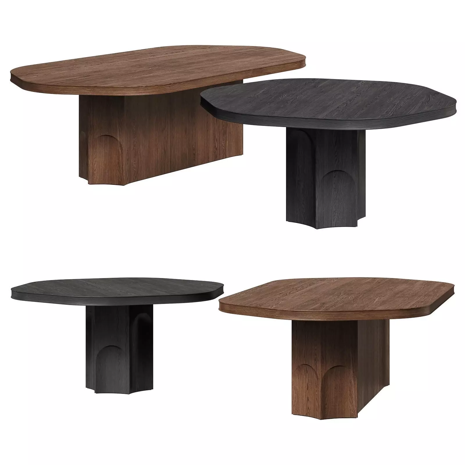 Baxter dining table Grace 3D model_0
