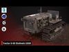 Tractor S-65 Stalinets USSR Low-poly 3D model_1
