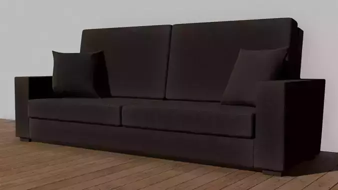 Black Modern Couch
