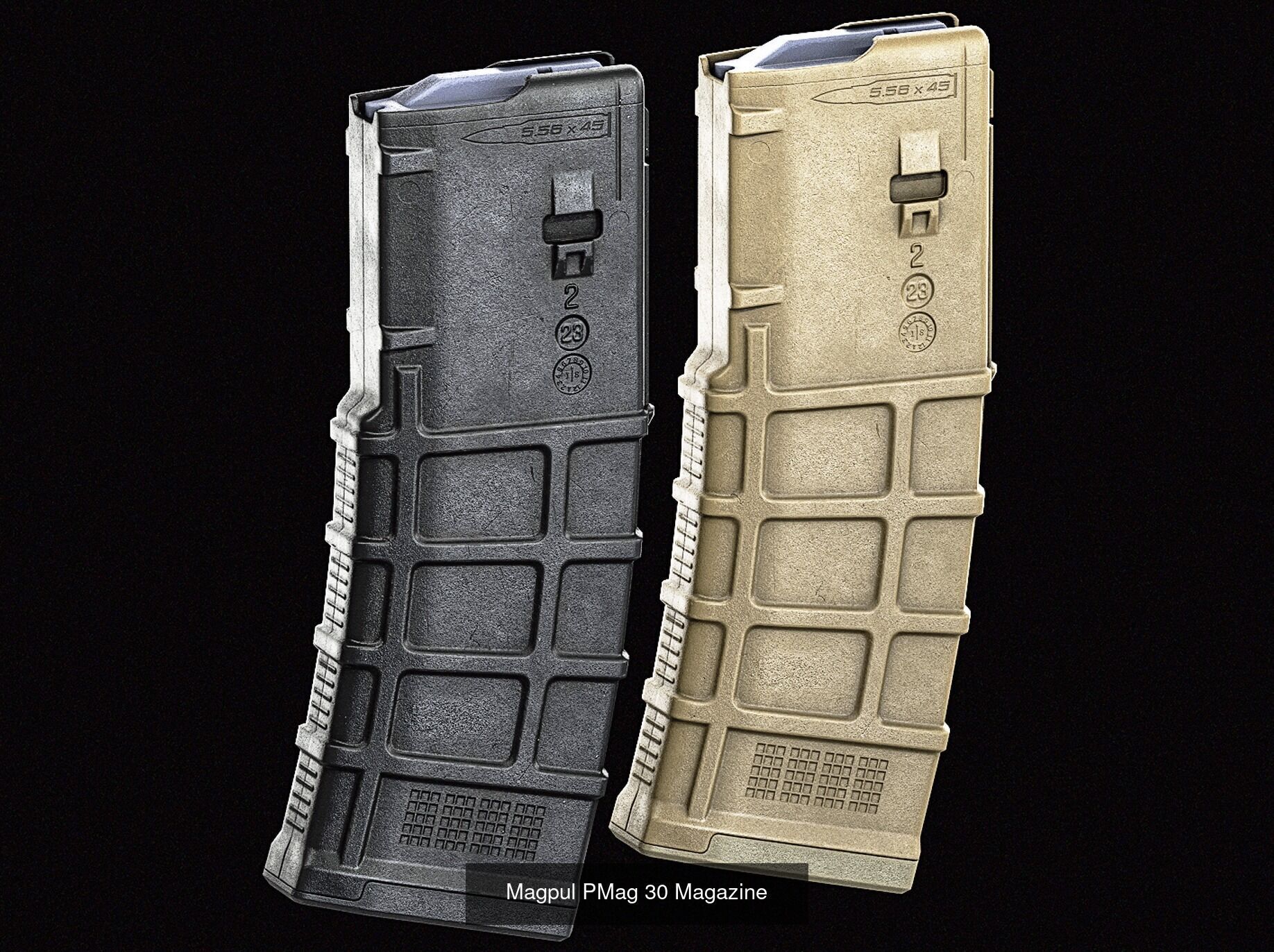 Magpul 556x45 Magazines 3D Model Collection_4