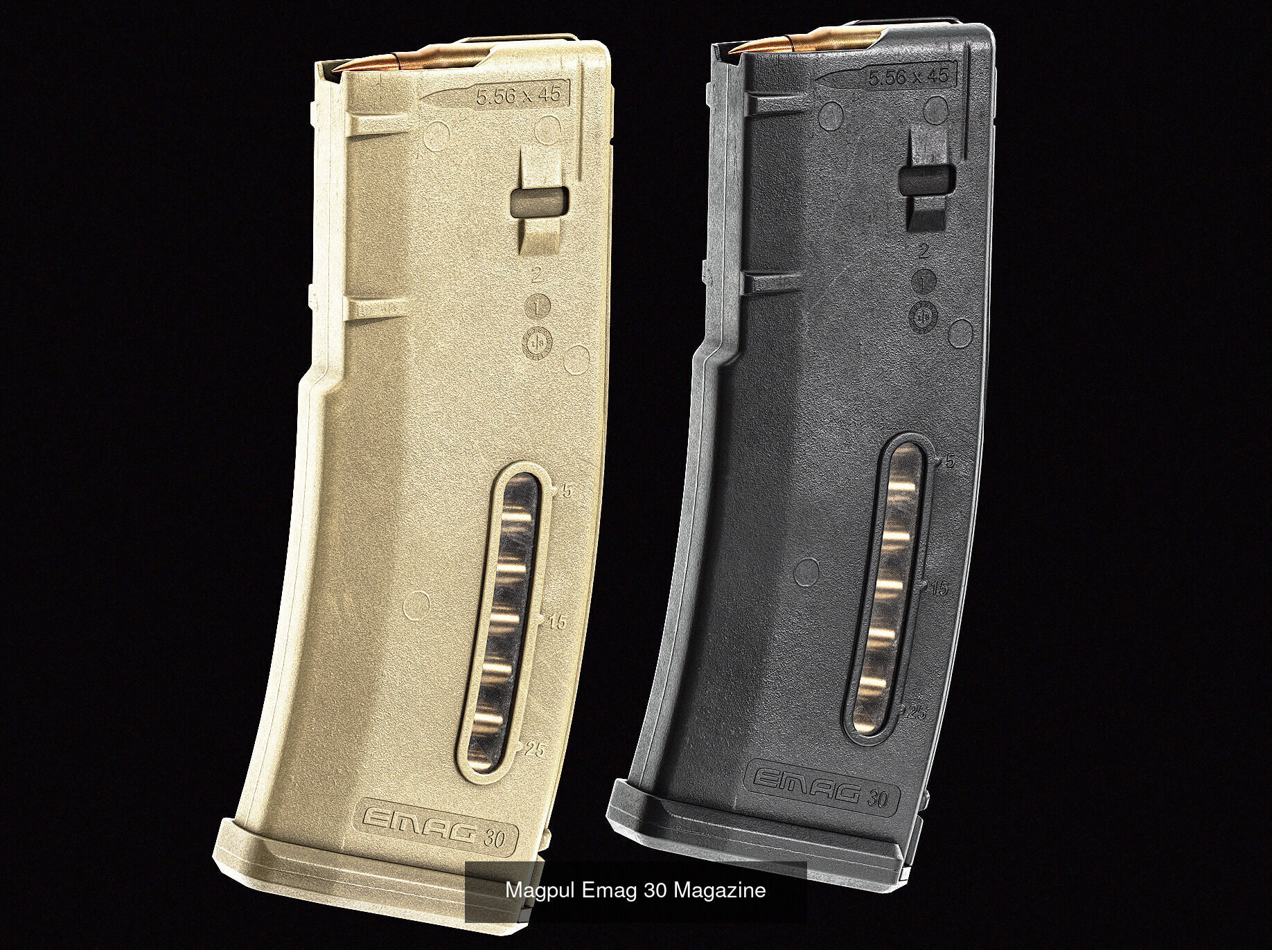 Magpul 556x45 Magazines 3D Model Collection_6