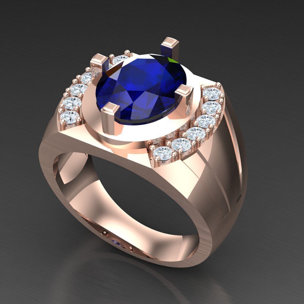 Super Sale Man Ring Jewelry 3MR100 3D model_1