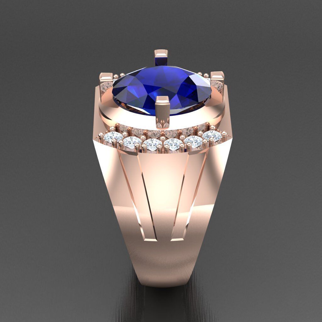 Super Sale Man Ring Jewelry 3MR100 3D model_4