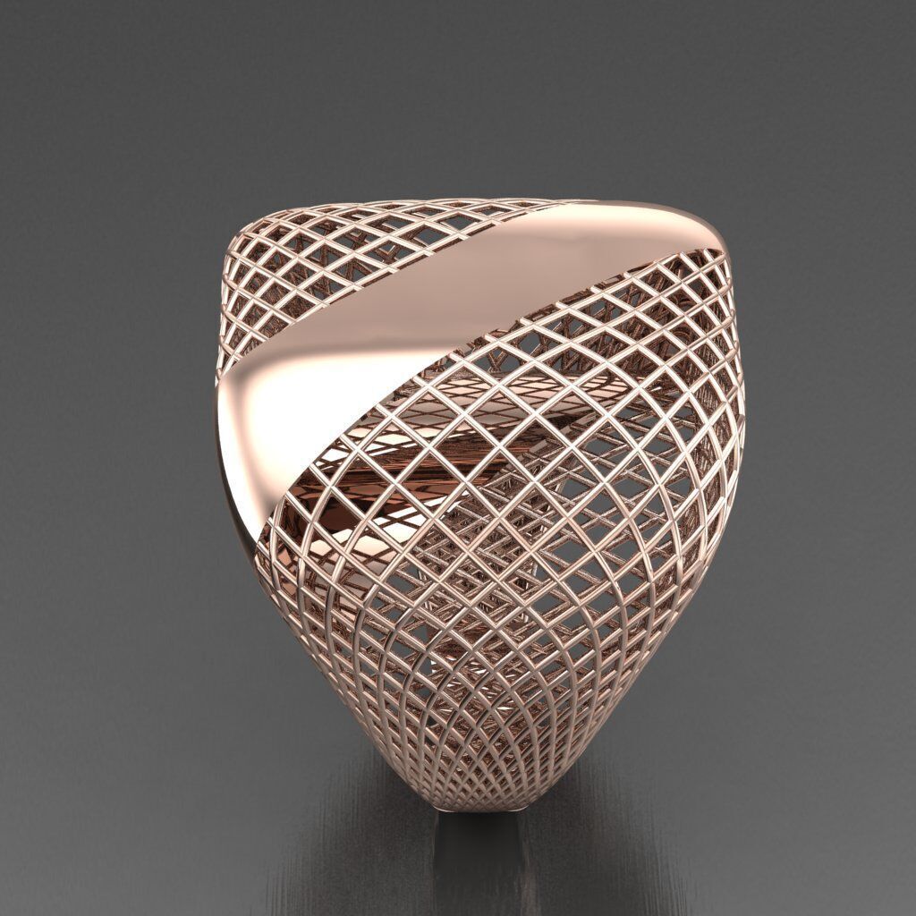 Super Sale Man Ring Jewelry 3MR098 3D model_4