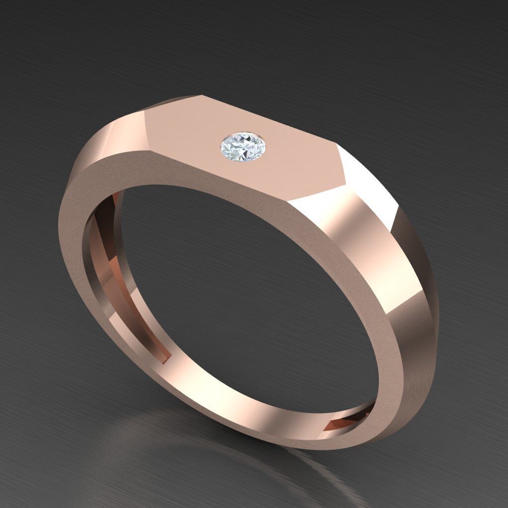 Super Sale Man Ring Jewelry 3MR096 3D model_1