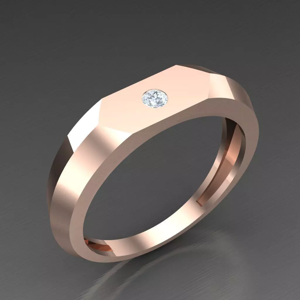 Super Sale Man Ring Jewelry 3MR096 3D model_0