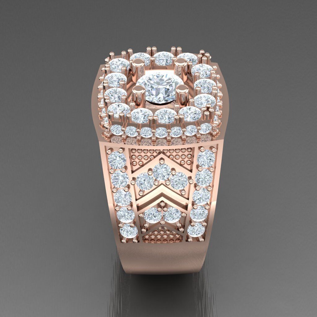 Super Sale Man Ring Jewelry 3MR093 3D model_4