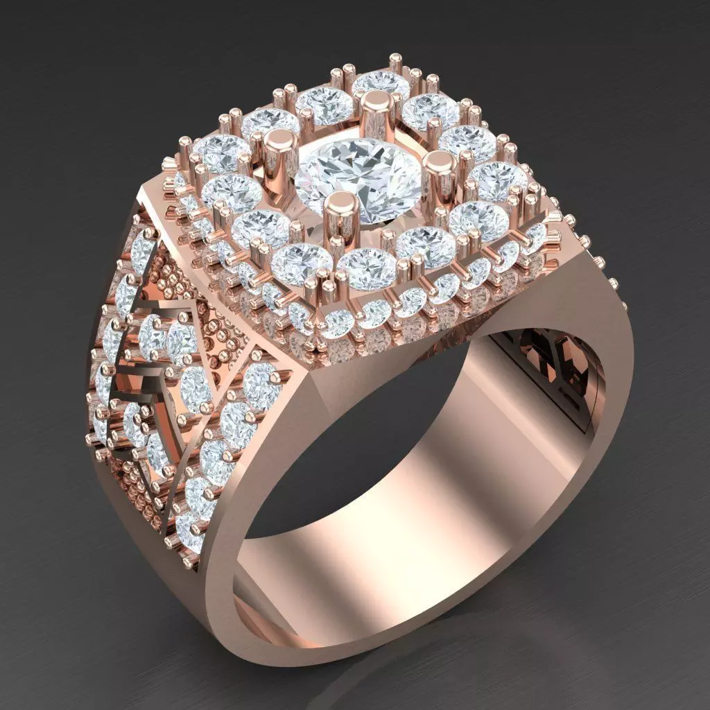 Super Sale Man Ring Jewelry 3MR093 3D model_0