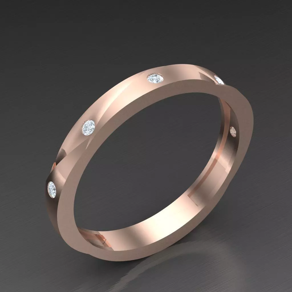 Super Sale Man Ring Jewelry 3MR091 3D model_0