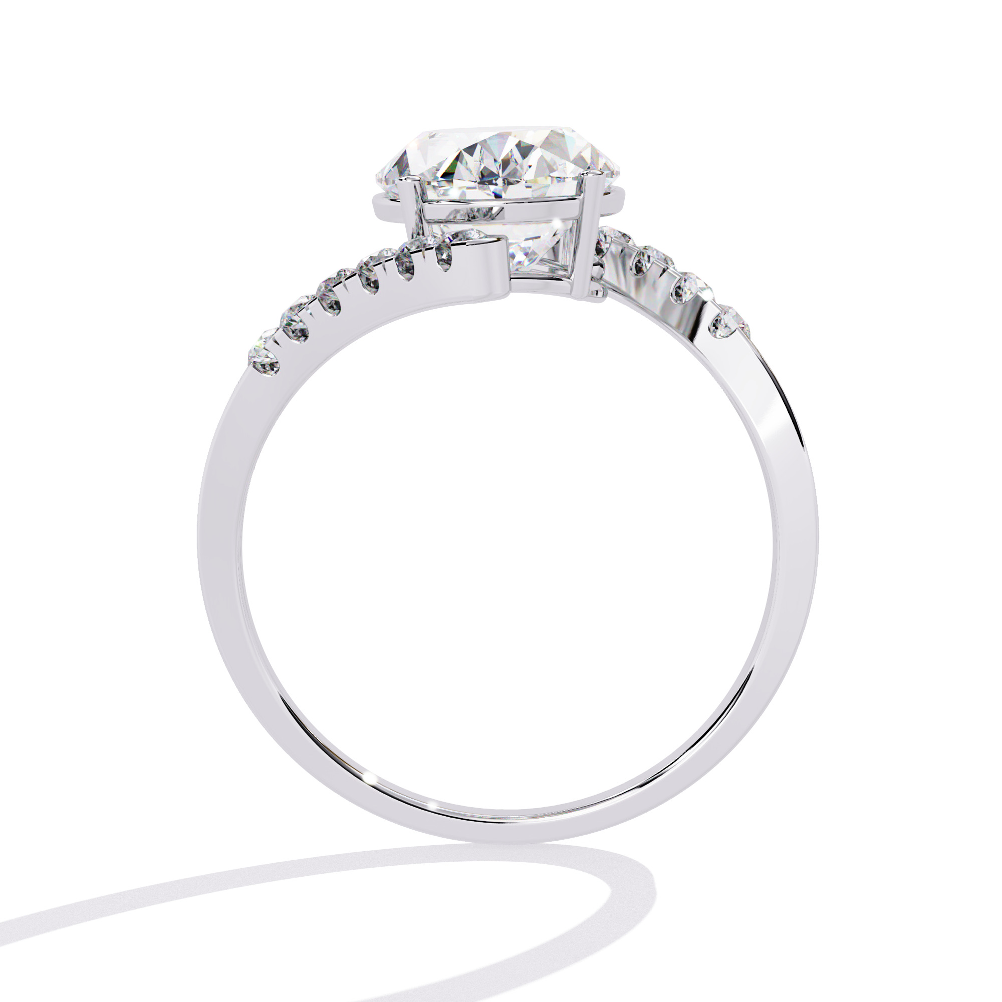 OVA L DIAMOND RING -CAD-051 3D model_9