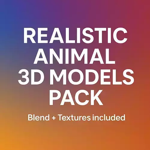 Realistic Animal 3D Models