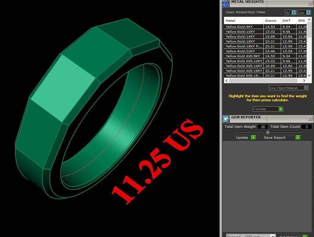 Super Sale Man Ring Jewelry 3MR083 3D model_5