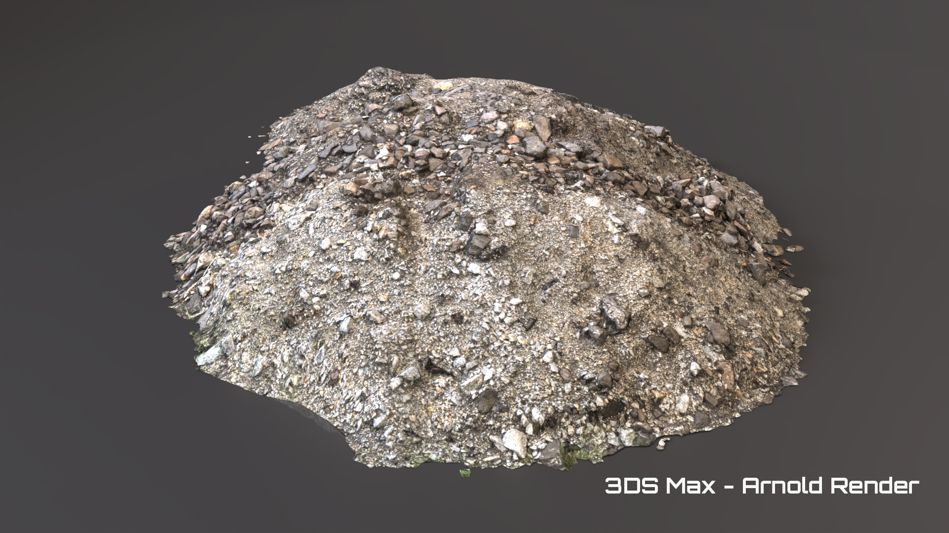 Debris - Stones Low-poly 3D model_5