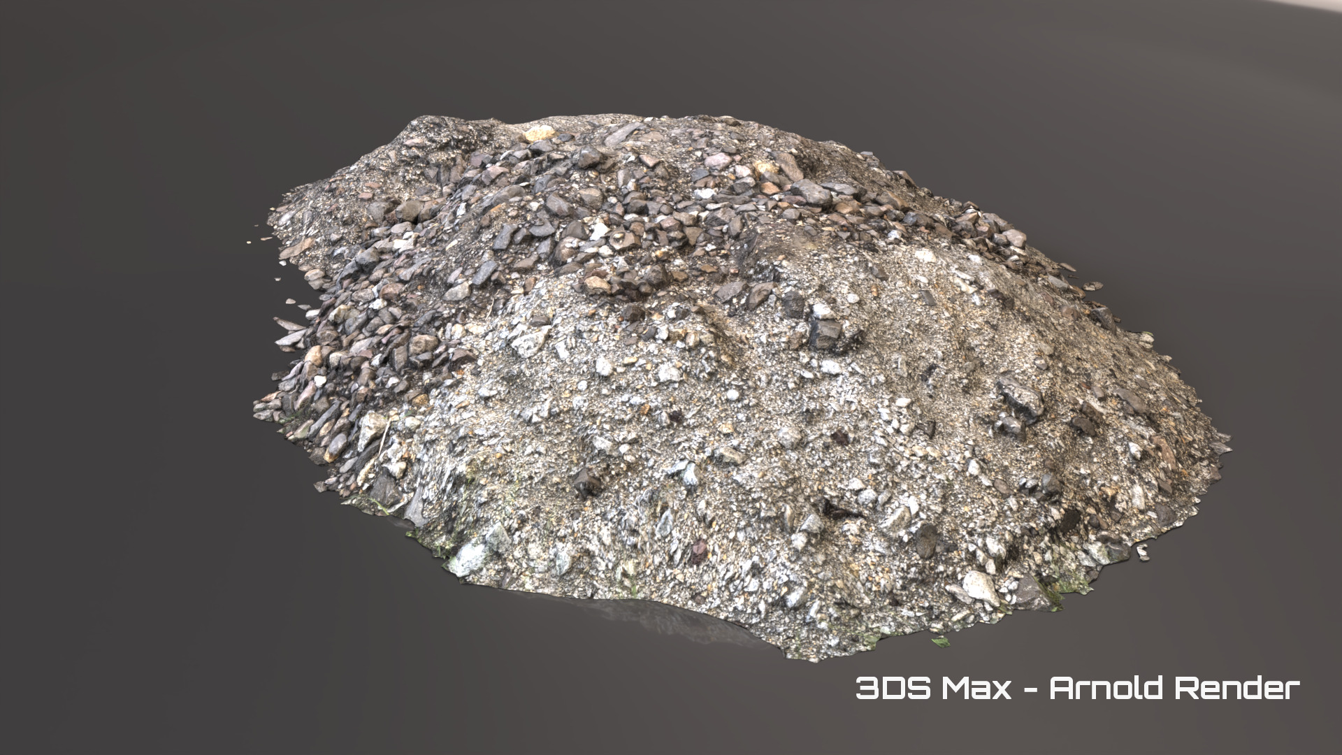 Debris - Stones Low-poly 3D model_4