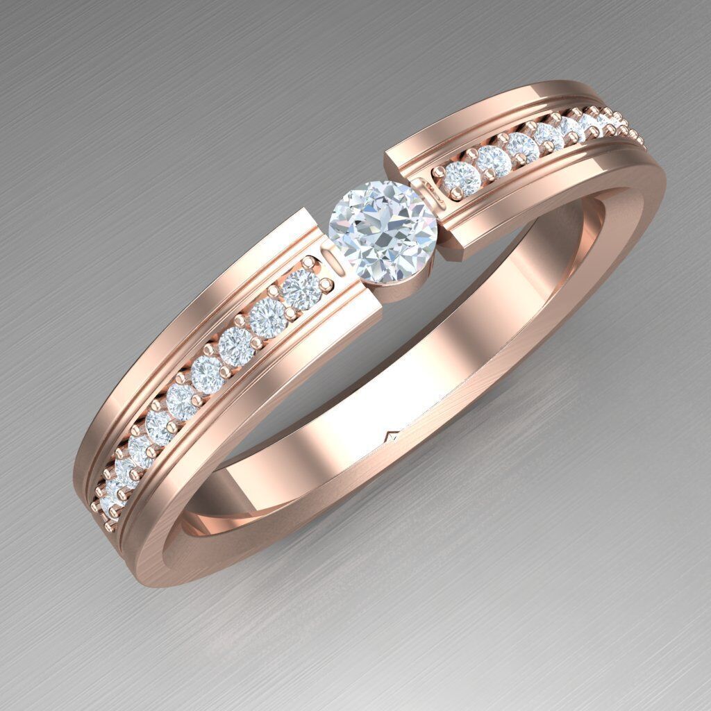 Super Sale Man Ring Jewelry 3MR072 3D model_3