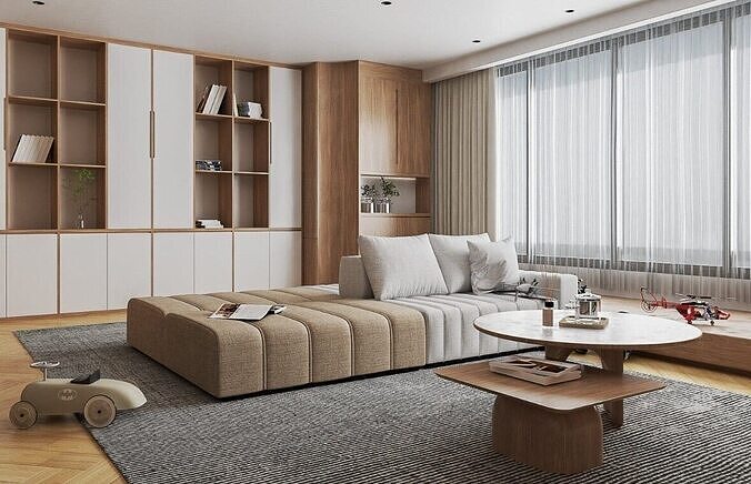 Apartment Interior Model 3D model