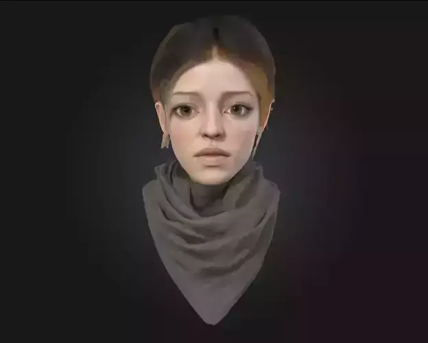 Ethereal Portrait Beauty Beyond the Physical Realm 3D model