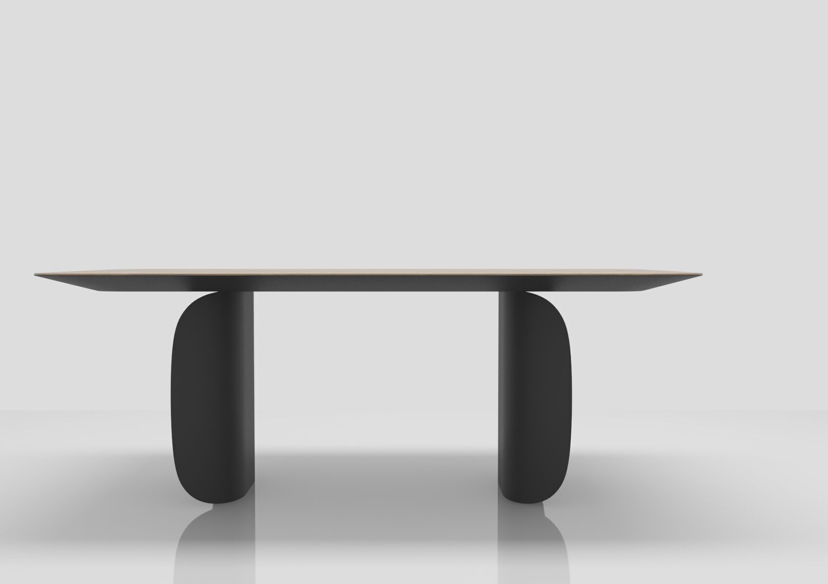 barry miniforms table and Chair Set 3D model_4