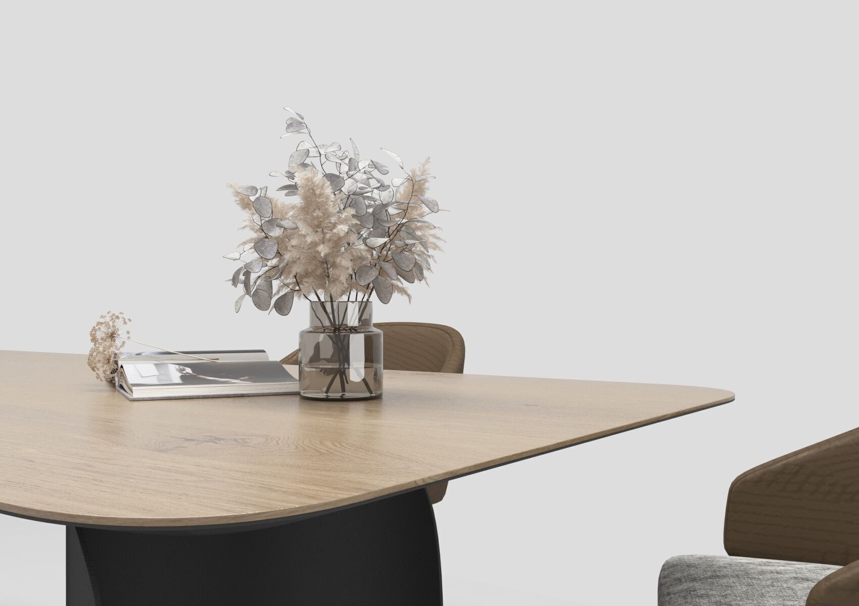 barry miniforms table and Chair Set 3D model_2