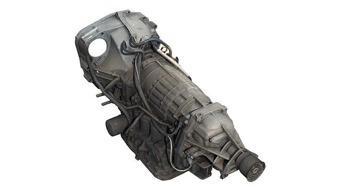 Automatic transmission scan 360 3D model 2