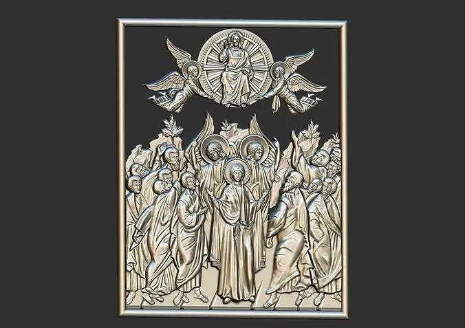 jesus-ascension 3D print model