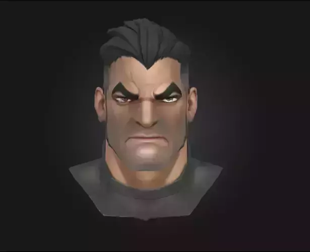 Fierce Warrior  Embodiment of Strength and Battle Fury