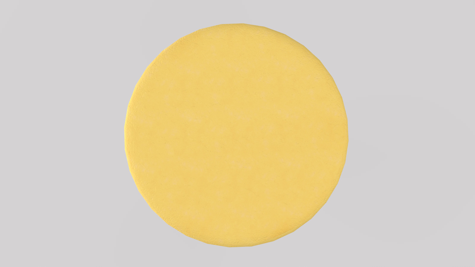 Stylized Low-Poly Pineapple Bun Polo Bun  Low-poly 3D model_7