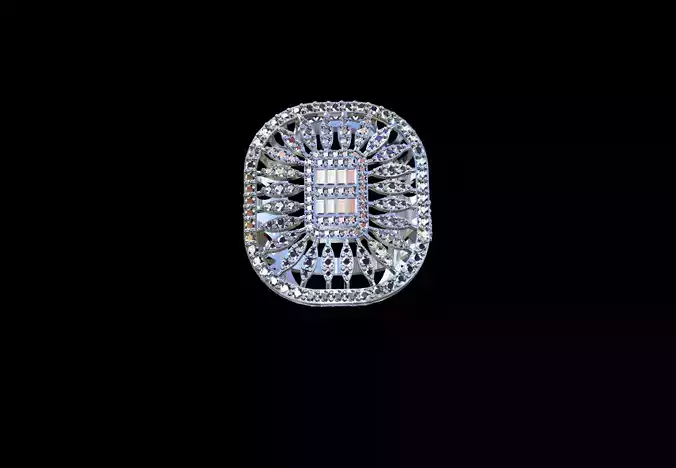 1 20 carat baguette fashion ring