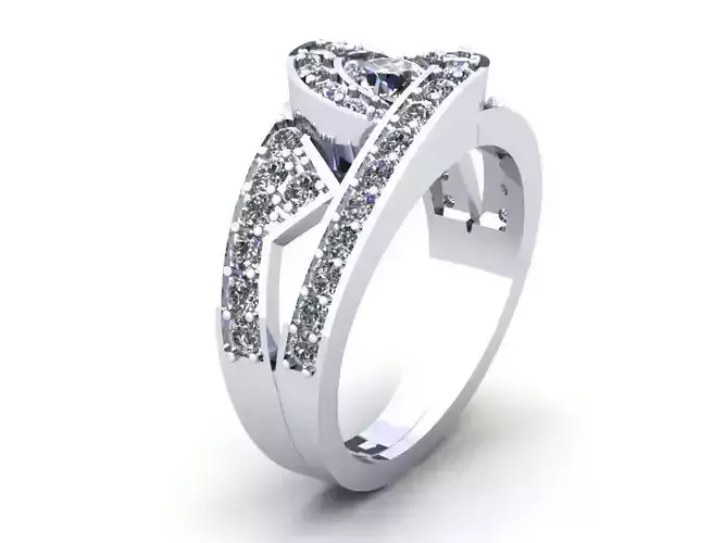 Man Wedding Ring 379 Free 3D print model