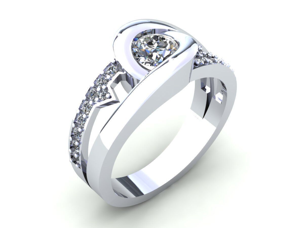 Man Ring 373 3D print model_3