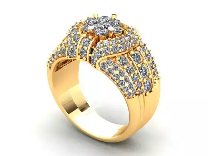 Man Wedding Ring 363 3D print model