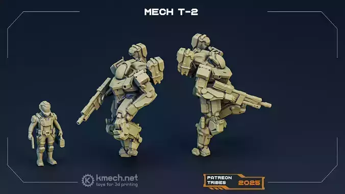 Mech scifi miniature