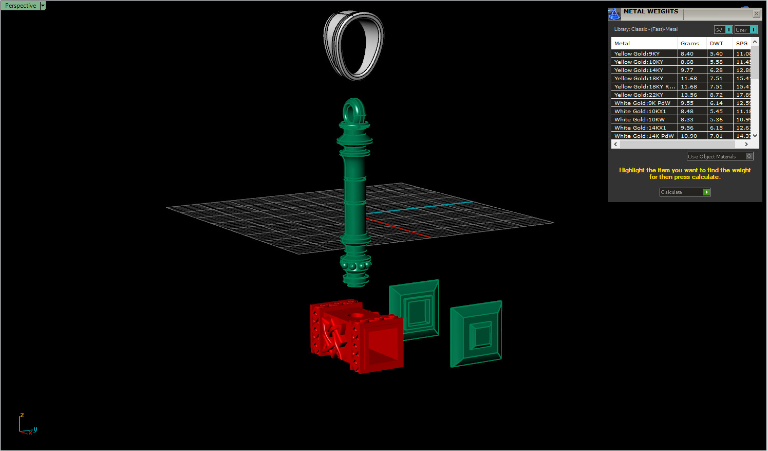 Thor hammer Mjollnir pendant model 1068 3D print model_4