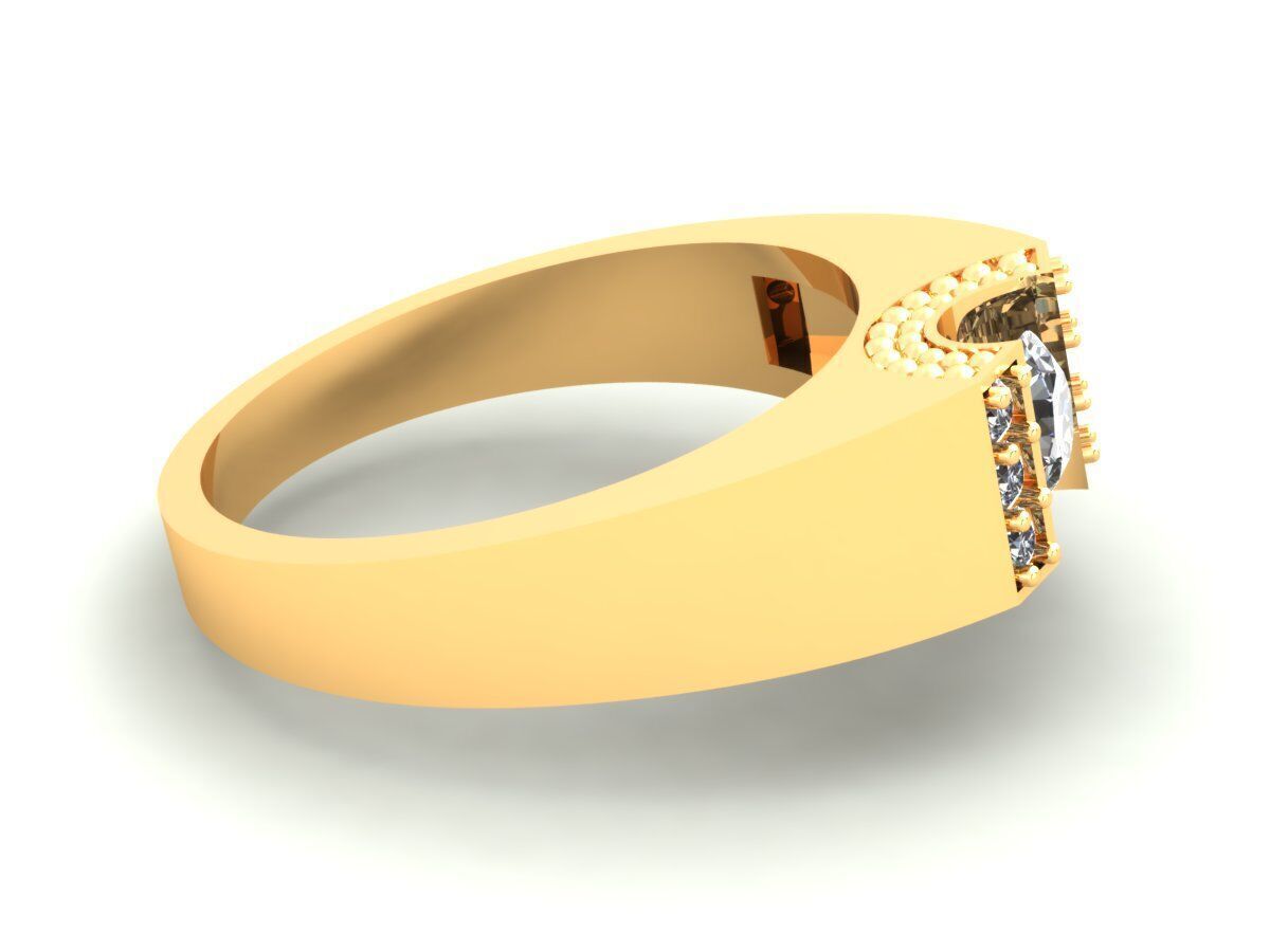 Man Wedding Ring 3D print model_5