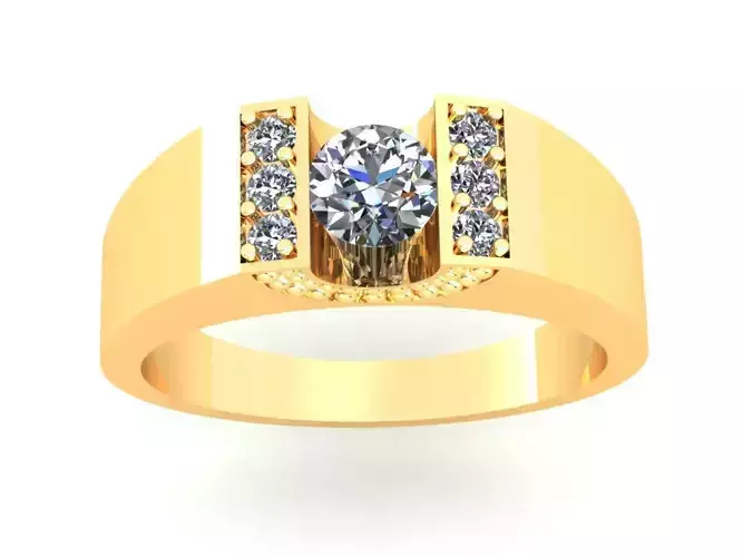 Man Wedding Ring 3D print model Man Wedding Ring 3D print model