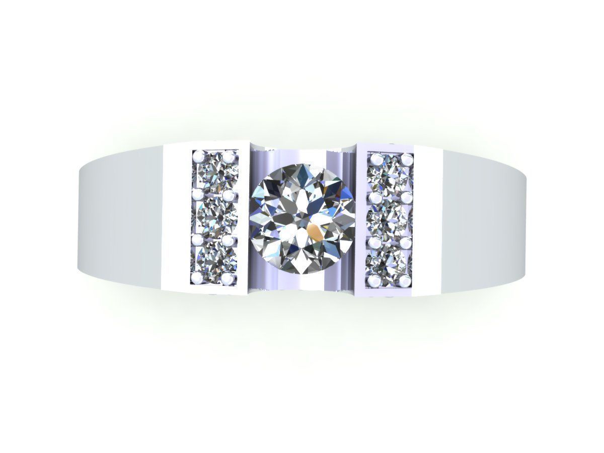 Man Wedding Ring 3D print model_1