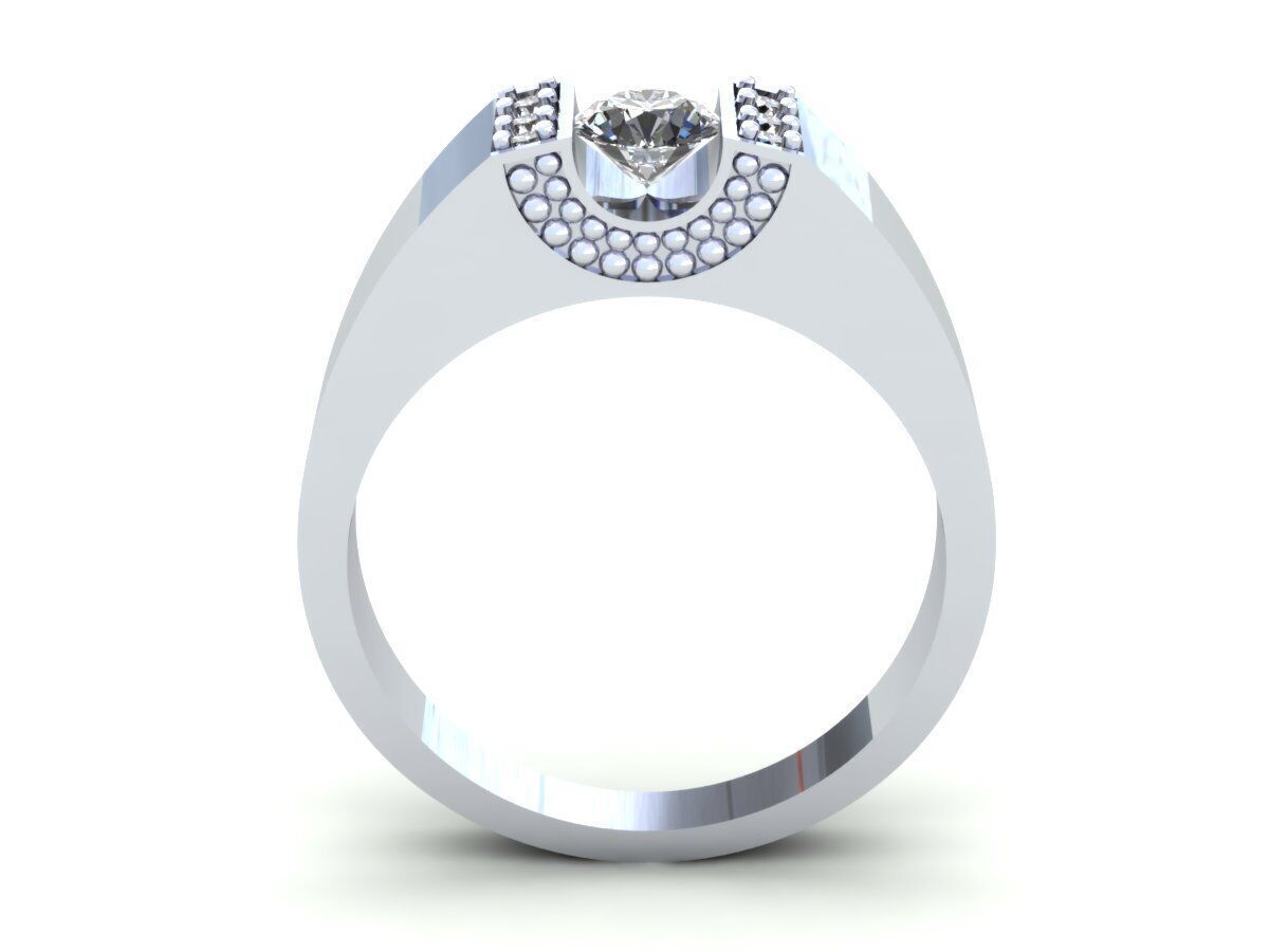 Man Wedding Ring 3D print model_2
